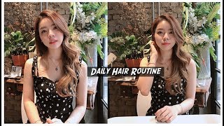 How I Curl My Hair; Daily Hair Care/ Styling Routine | Erna Limdaugh
