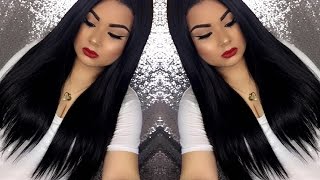 How-To Clip In Hair Extensions On Short Hair Feat:Bellamihair 220 Grams