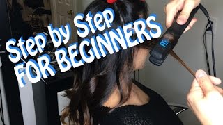 How To Curl Hair With A Straightener (For Beginners) ** Hairstylist Breakdown** @1Chair1Mirror