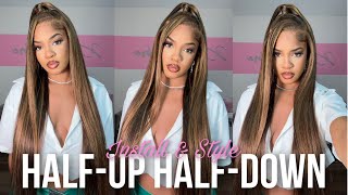Beyoncé?! Highlight Wig Half-Up Half-Down Look  Install + Style | Alipearl Hair