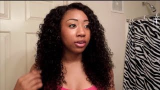 My Curly Hair (Extensions) Morning Routine