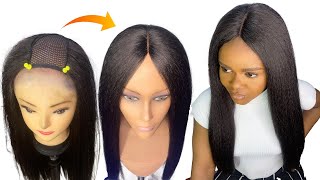 How To Make Wig Without Closure| Sewing Method / Detailed Steps