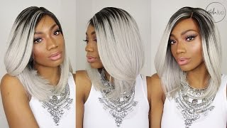 Hair | Unbox, Customise & Style A Lace Front Wig • Grey Hair From Bestlacewigs!
