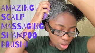 Amazing Scalp Massaging Shampoo Brush! + Protein Treatment