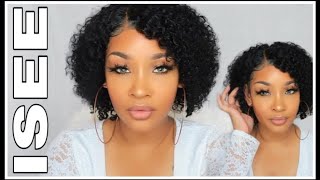 Bomb Curly Bob Wig Under $60| Ft. Aliexpress Isee Hair