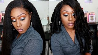 Natural Kinky Straight Lace Wig | Does It Hold A Curl?? - Asteria Hair