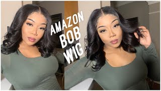 High Quality Amazon Bob Wig Review And Install  Ft. Bly Amazon Hair | Olineece