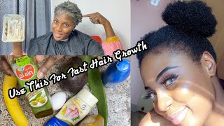 How To : Deep Condition Natural Hair For Fast Growth | 4C Hair Treatment + Salon Visit