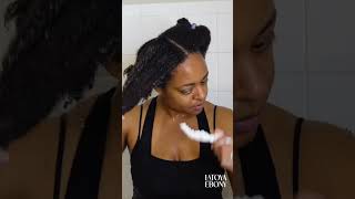 The Easiest Way To Wash Kinky Coily Hair | 4C Hair