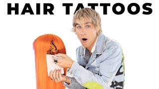I Tried Temporary Hair Tattoos And Lost My Mind :)