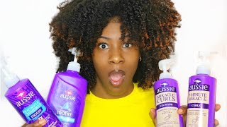 New Aussie Moist Miracle Curls Vs Aussie Moist Original On Natural Hair // New Favs Or Trash?!!