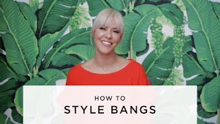 Courtney Kerr Hair Tutorial: How To Style Bangs