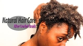 Natural Hair Care| After Crochet Braid| Post Protective Style|Prepooing