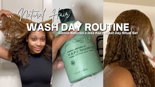 Natural Hair Wash Day Routine | Issa Rae Wash Day Ritual Set X Sienna Naturals