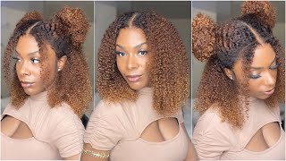 Super Natural Realistic Wig | Pre Colored | Knots Bleached | Ombré 13X6 Virgin Hair Frontal Wig