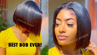 The Best Bob Lace Wig I'Ve Ever Installed! Ft. Rpghairwig  | Petite-Sue Divinitii