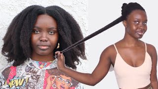 My 4C Hair Routine Wash Day + How I Grew My Natural Hair To Waist Length| Detailed Prepoo/Condition