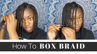 How To| Box Braids Protective Style Without Extensions