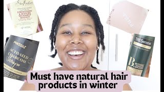 Must Have Natural Hair Products This Winter|| 4C Hair