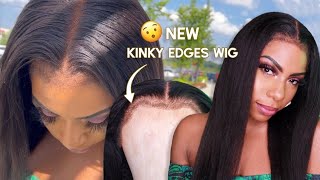 It'S Here! Curly Edges & Kinky Baby Hairs! ✅ New Kinky Straight Hd Lace Wig Most Natural Wig Rp