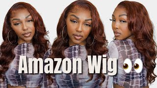 Amazon Reddish Brown Lace Wig Ft Unice