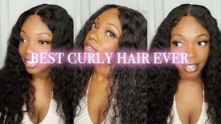 Installing Loose Deep Wave 5X5 Lace Closure Wig + How To Fix Over Bleached Knots | Wiggins Hair