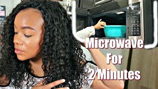 Revive Your Old Curly Weave // Microwave Your Hair