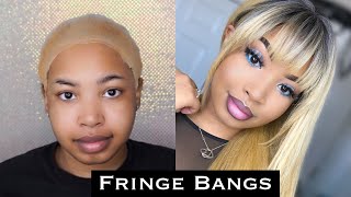 How To Make Fringe Bangs On Mane Concept Wig Rce01 Legend