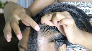 How To Cornrow With Extensions| In Depth Tutorial