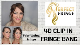 Perfect Fringe - 4D Fringe Bang - Free Part, Multidirectional, Remy Human Hair Silk Base Bang!