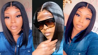 Girl Is That Your Hair  This Yaki Bob Wig Is Coming Out Of My Scalp | Realistic Beginner Friendly
