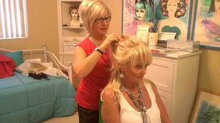 How To Style A Wig To Get Height At Crown And Holiday Updo'S