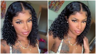 No Work Needed! The Best Aliexpress Wig!  18 Inch  Curly Bob Ft Nadula Hair
