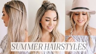 3 Easy No Heat Hairstyles For Summer! Alex Garza