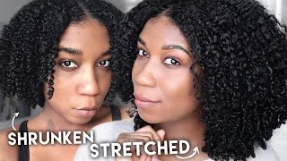 My Stretched Wash And Go W/ Flaxseed Gel + Banding Method
