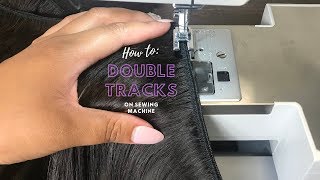 How To: Double Tracks On Sewing Machine