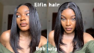 This Bob Wig Is Giving | Hd Lace Wig Ft. Elfinhair