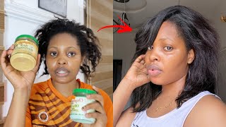 I Used Hair Mayonnaise And Deep Conditioner On My Relaxed 4C Hair |Shocking  Result