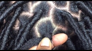 #65. How To Do Dread Extension With Cuban Twist Hair, ( Very Detailed)