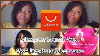 Review: Installing My Aliexpress 13X4 Lace Frontal Wig With No Glue | Beautiful Princess Hair Store