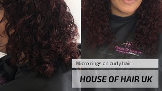 Curly Single Strand Extensions (Micro Rings)