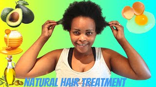 Hair Growth Overnight With Avocado Hairmask | 4C Natural Hair Treatment | Betty'S Safari