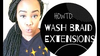 How To Wash Braid Extensions