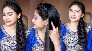 How To Make Super Easy Braid Hairstyle|3 Stand Stylish Braid Hairstyle Tutorial#Hairstyle#Braids