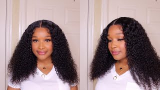 Step By Step Closure Install Affordable Jerry Curly Wig | Beautyforever Hair