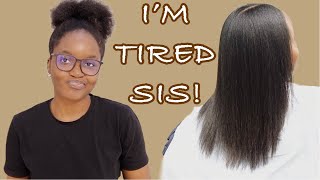 Impulsively Relaxed My 4C Natural  Hair After 5 Years! | Do I Regret It? - Honest Review!