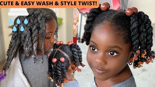 Easy Wash Day Routine For Black Kids With 4C Hair |Ft.Shea Moisture 2022.