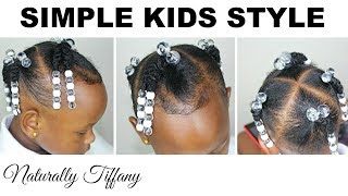 Simple Style For Fine Natural Hair | Kids Natural Hair Care