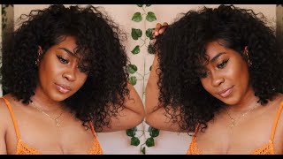 Pre Plucked Pre Bleached Curly Bob Wig | Ft Cocoblackhair