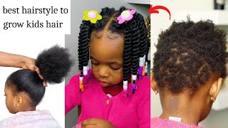 1 Year Later / The Best Protective Hairstyle To Grow Your Kid'S Short Natural Hair .